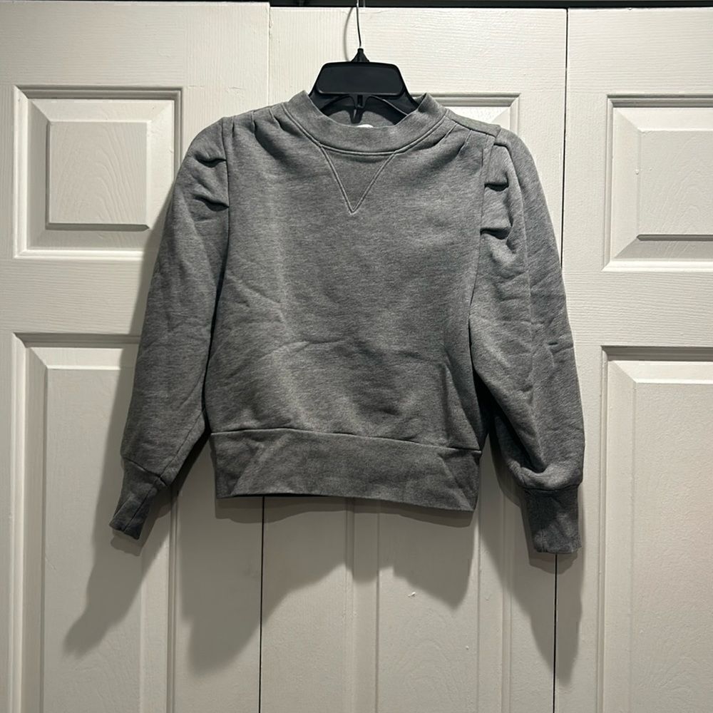 FRAME Heather Gray Sweatshirt, Size XS - Picture 1 of 9